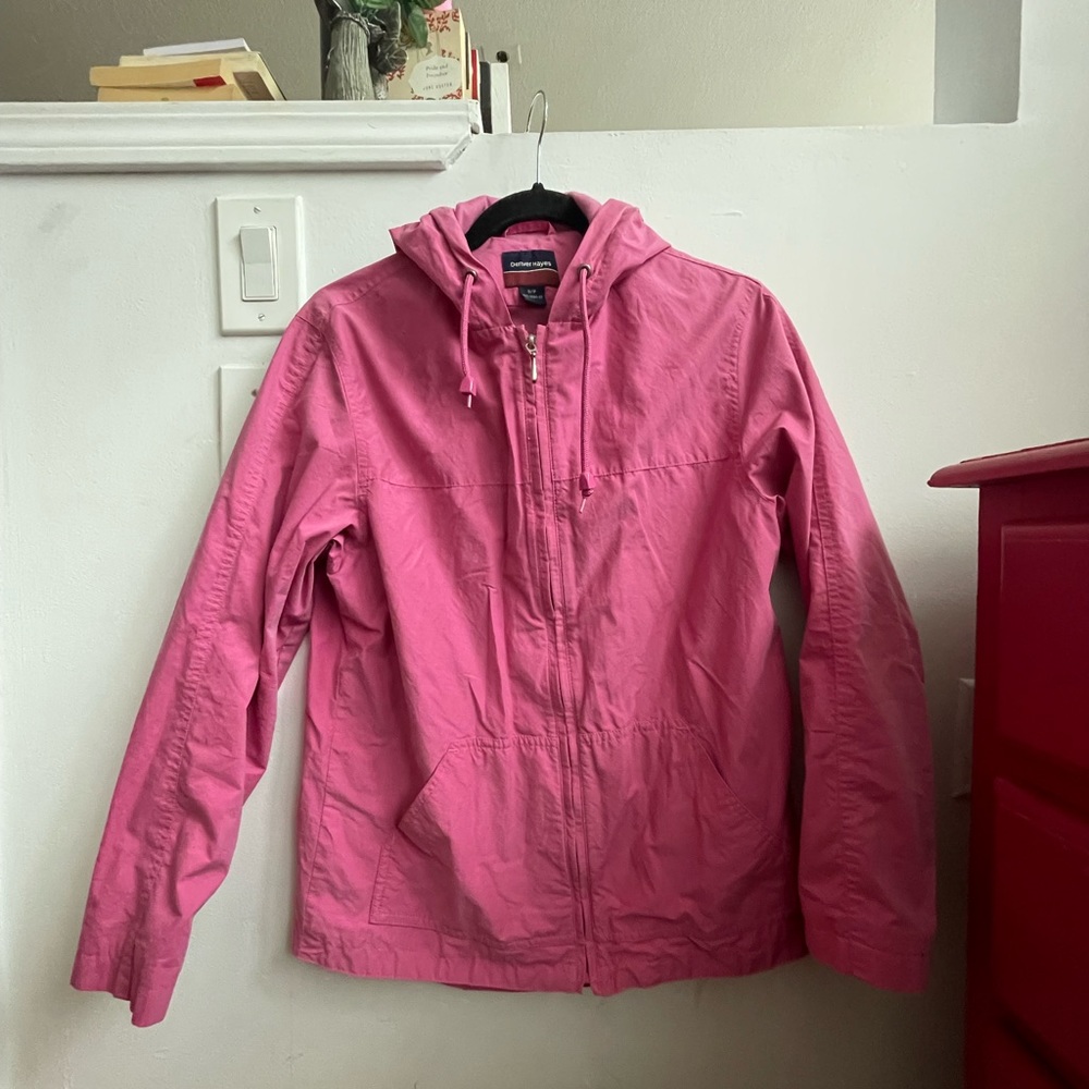 cute pink raincoat